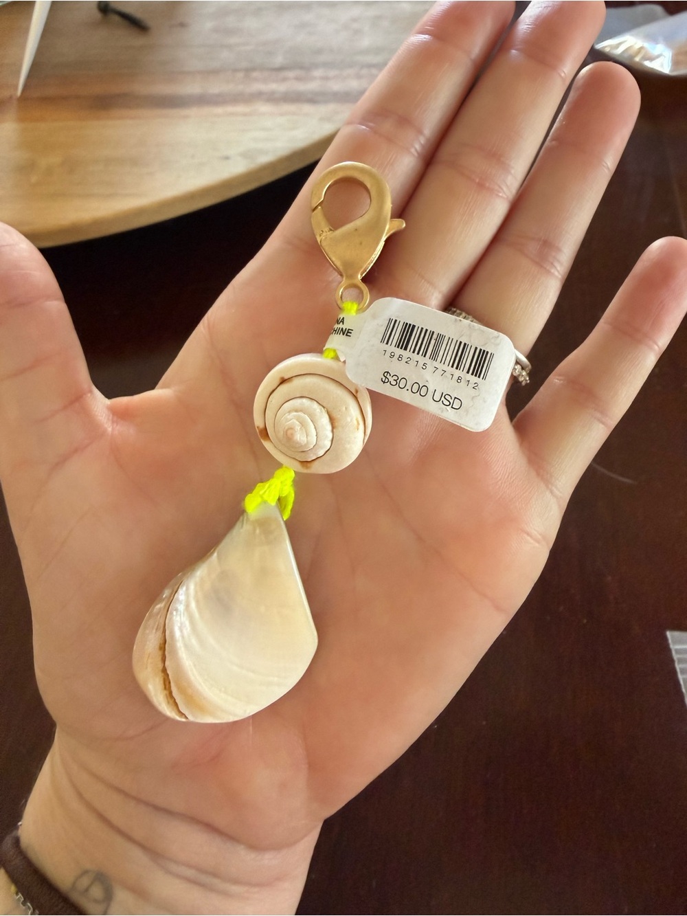 Free People Shell Bag Charm - Picture 3 of 4